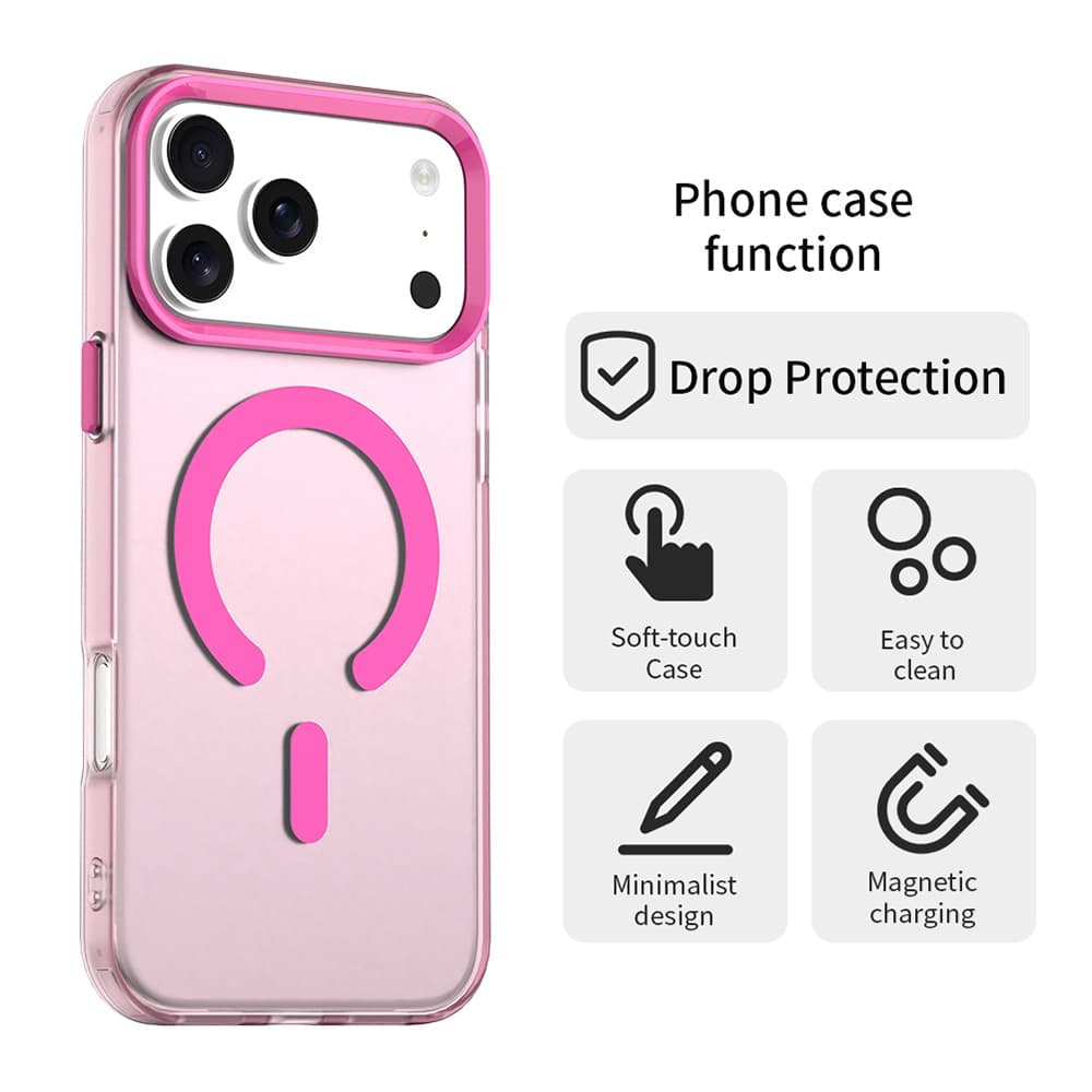 Techsuit CandyCase MagSafe pro iPhone 17 Pro růžová - náhled 4