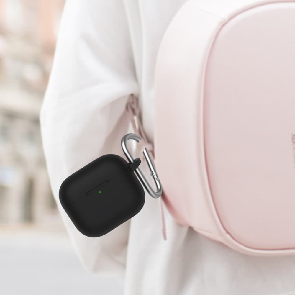 Blueo Liquid Silicone ochranné pouzdro pro AirPods 3 pískově růžová - náhled 4