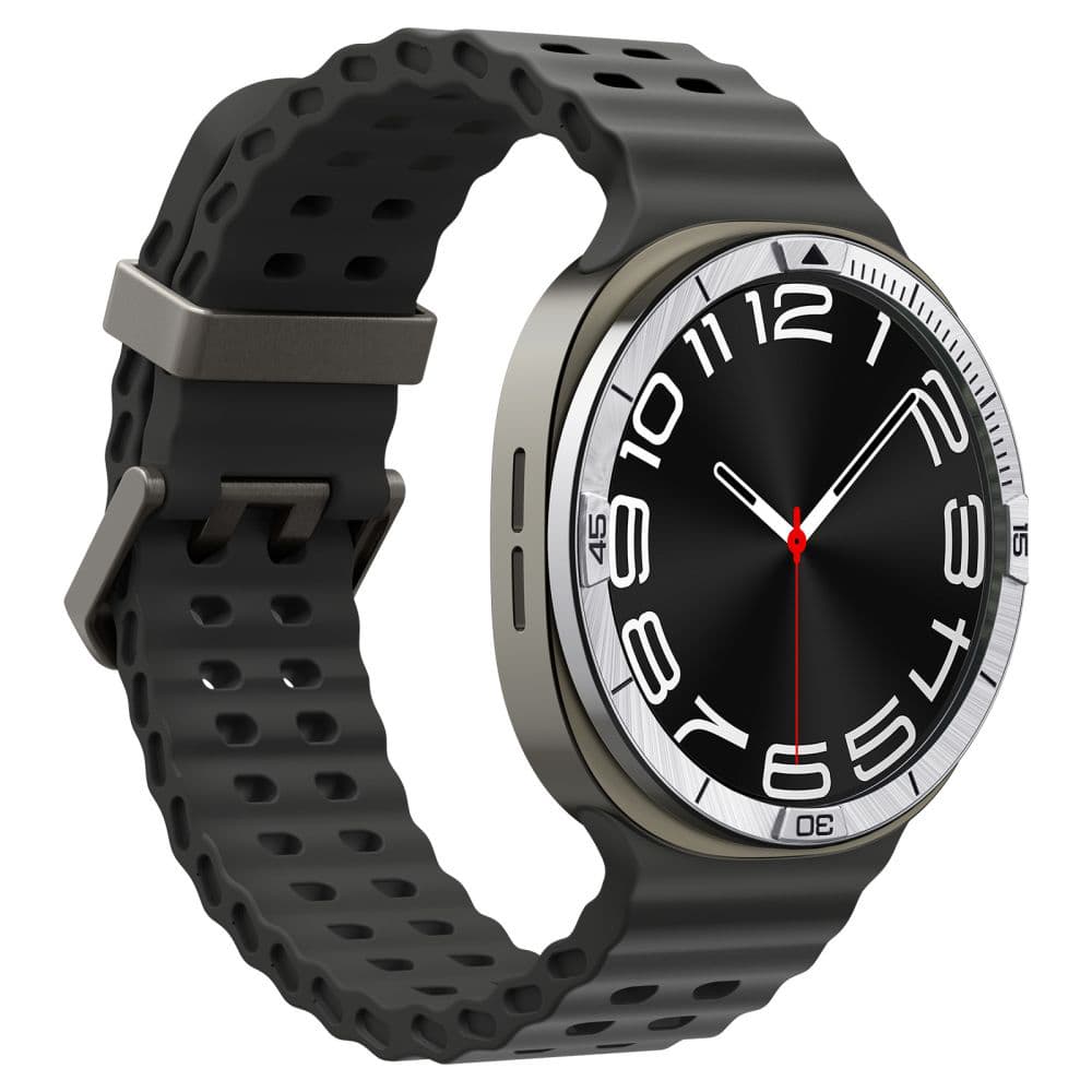 Spigen Bezel Tune Pilot pro Samsung Galaxy Watch8 44mm nerezová ocel stříbrná - náhled 4