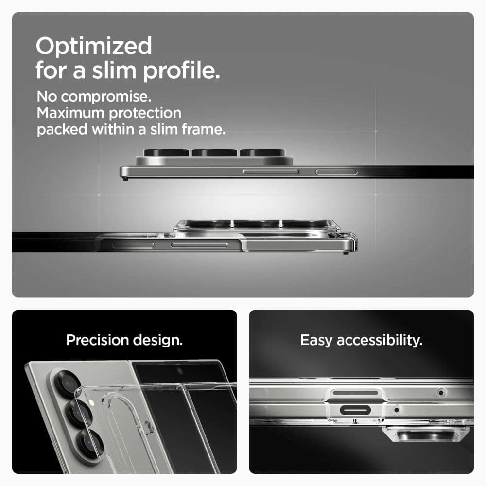 Spigen air skin magsafe Samsung galaxy z fold7 čirý - náhled 4