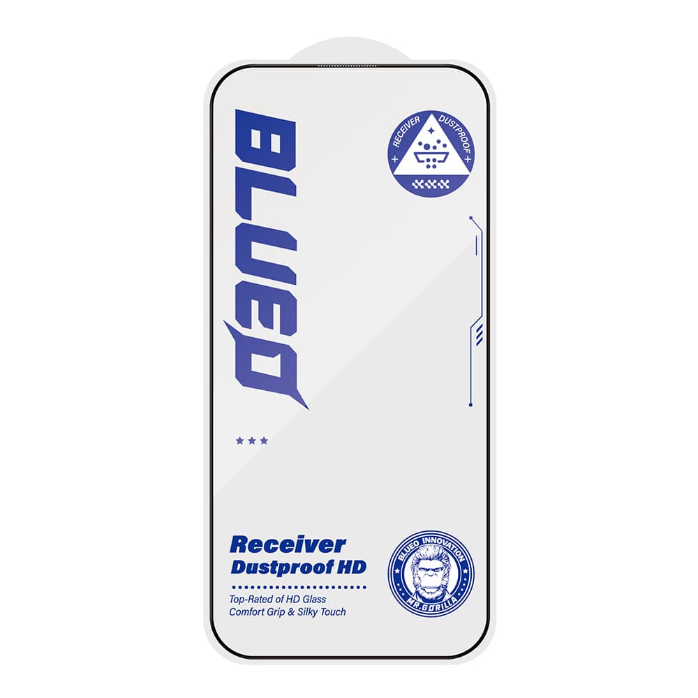 Blueo Anti-Dust HD sklo iPhone 12 iPhone 12 Pro černé - náhled 4