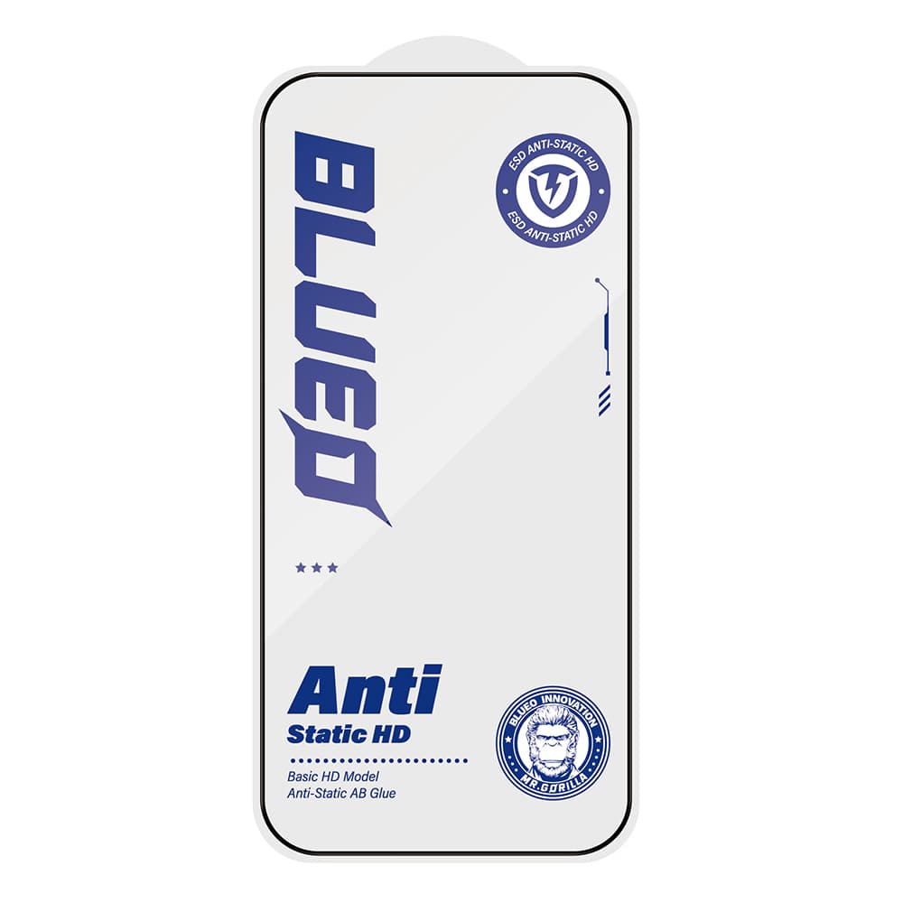 Blueo Anti-Static HD sklo iPhone 13 Pro Max iPhone 14 Plus černé - náhled 4