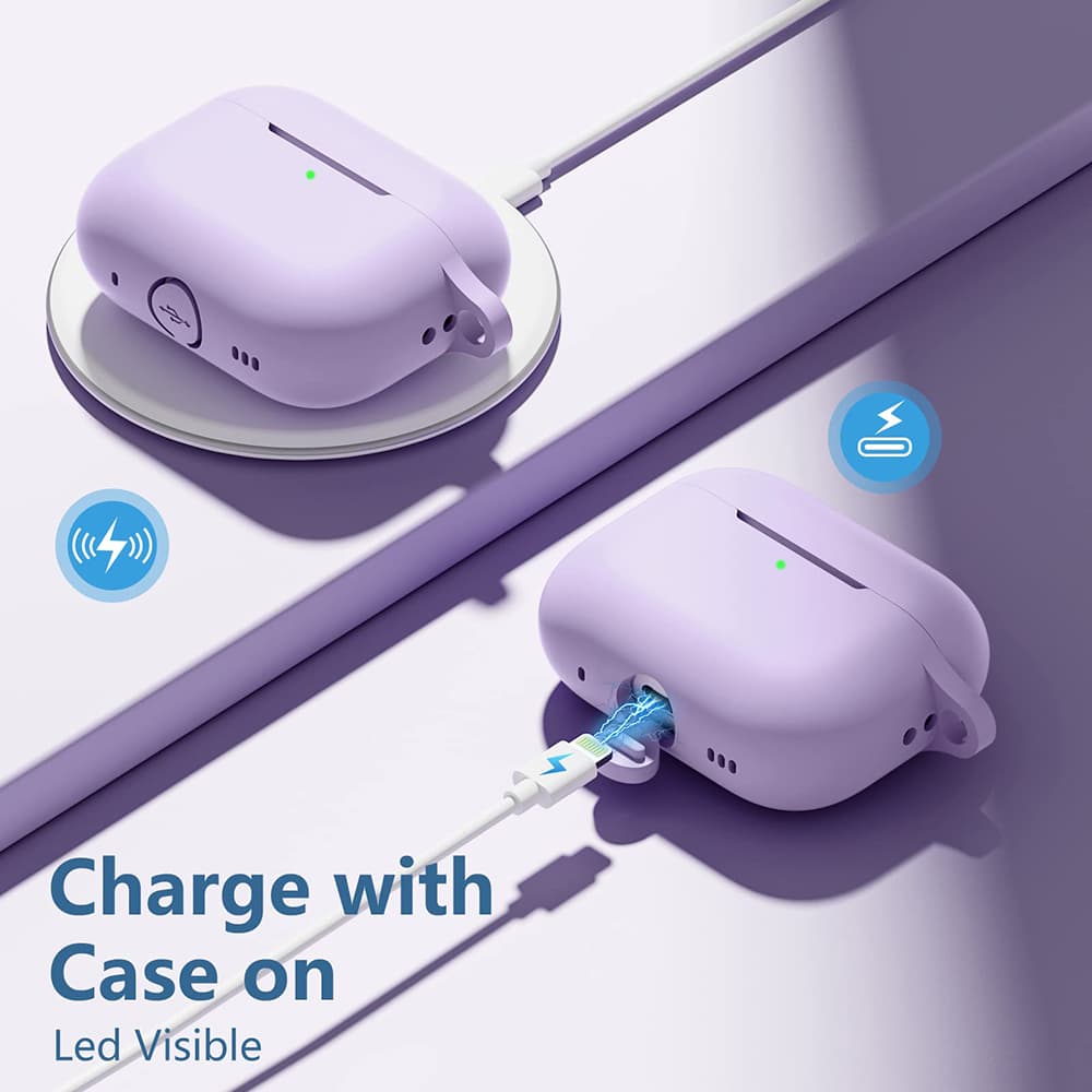 Techsuit silikonové pouzdro pro AirPods Pro 1/2 Mitternachtsblau - náhled 4