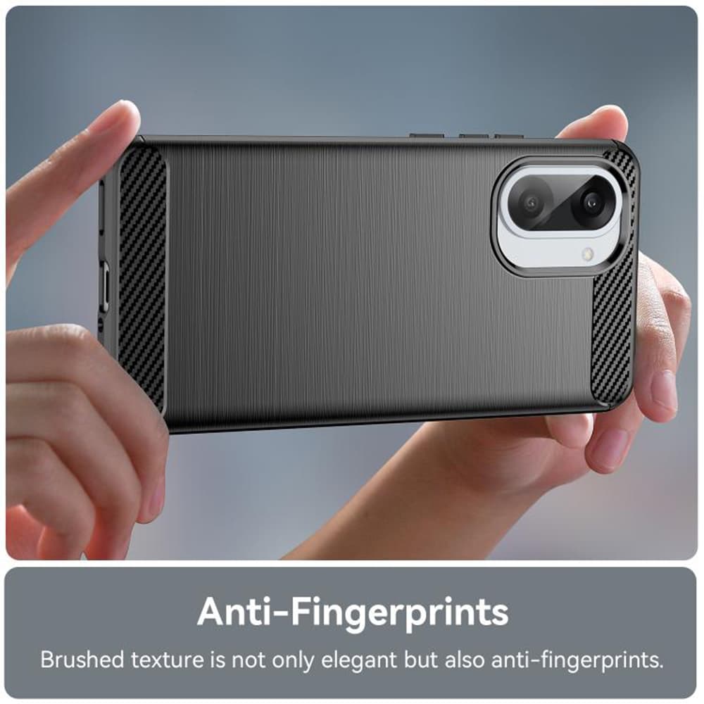 Techsuit Carbon Silicone pro OnePlus Nord CE5 černý - náhled 4