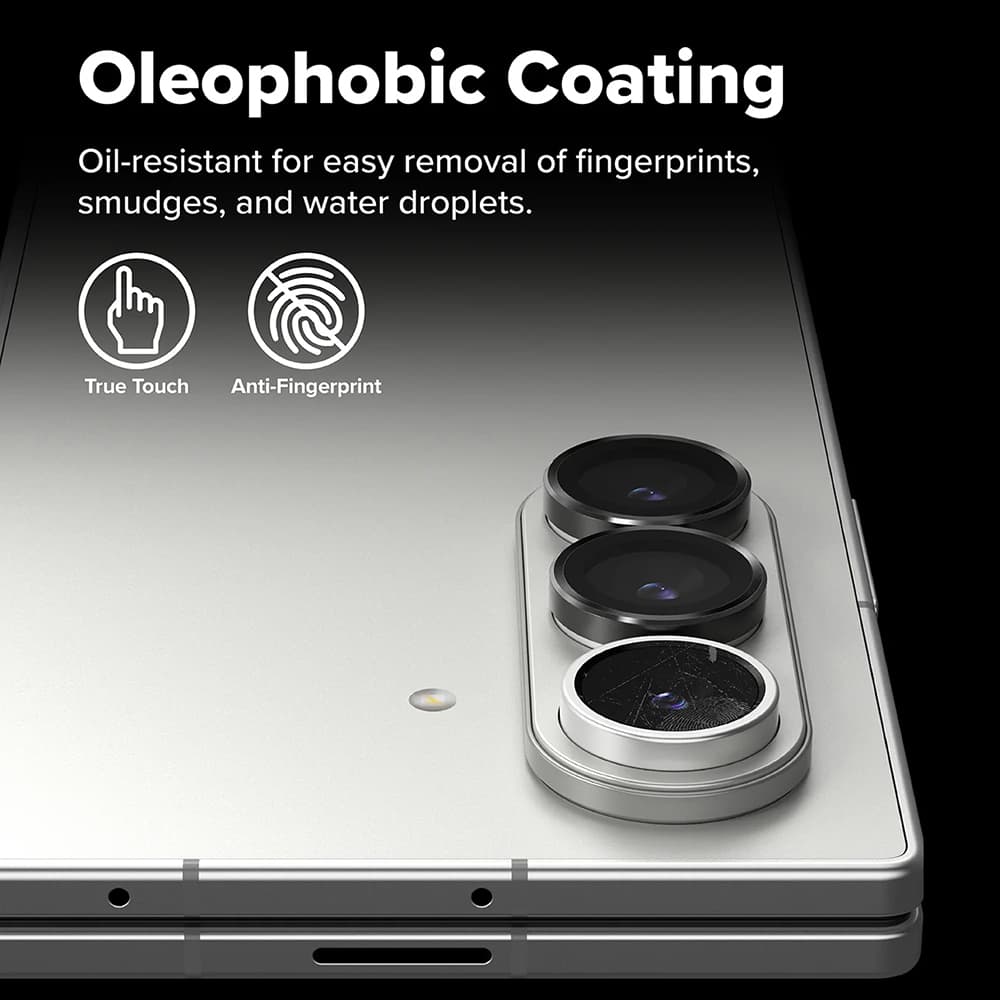 Ringke ochranné sklo na objektiv (2 ks) Samsung Galaxy Z Fold7 černá - náhled 4