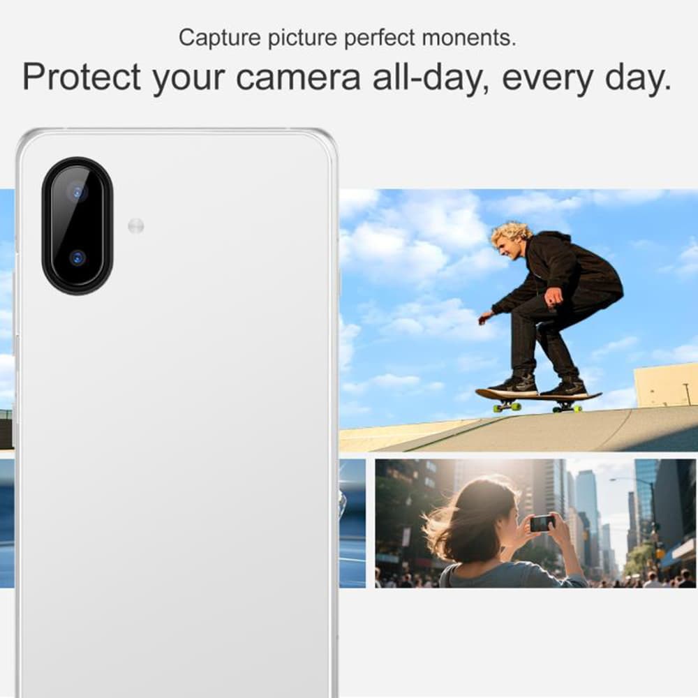 Techsuit - Kompletní sklo fotoaparátu - Samsung Galaxy A07 4G - Černá - náhled 4