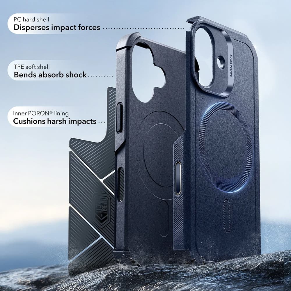 ESR Cyber Halolock pro iPhone 17 modrý - náhled 4