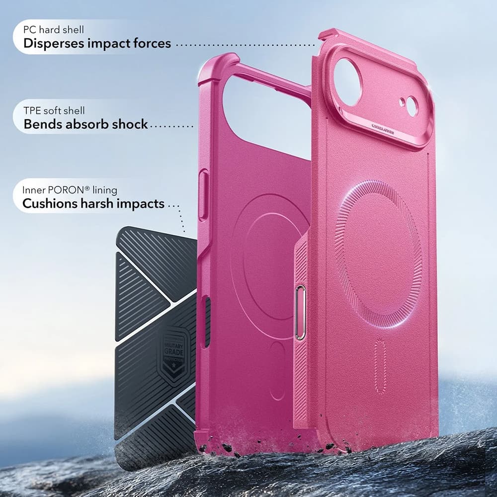 ESR Cyber Halolock pro iPhone 17 Air růžový - náhled 4