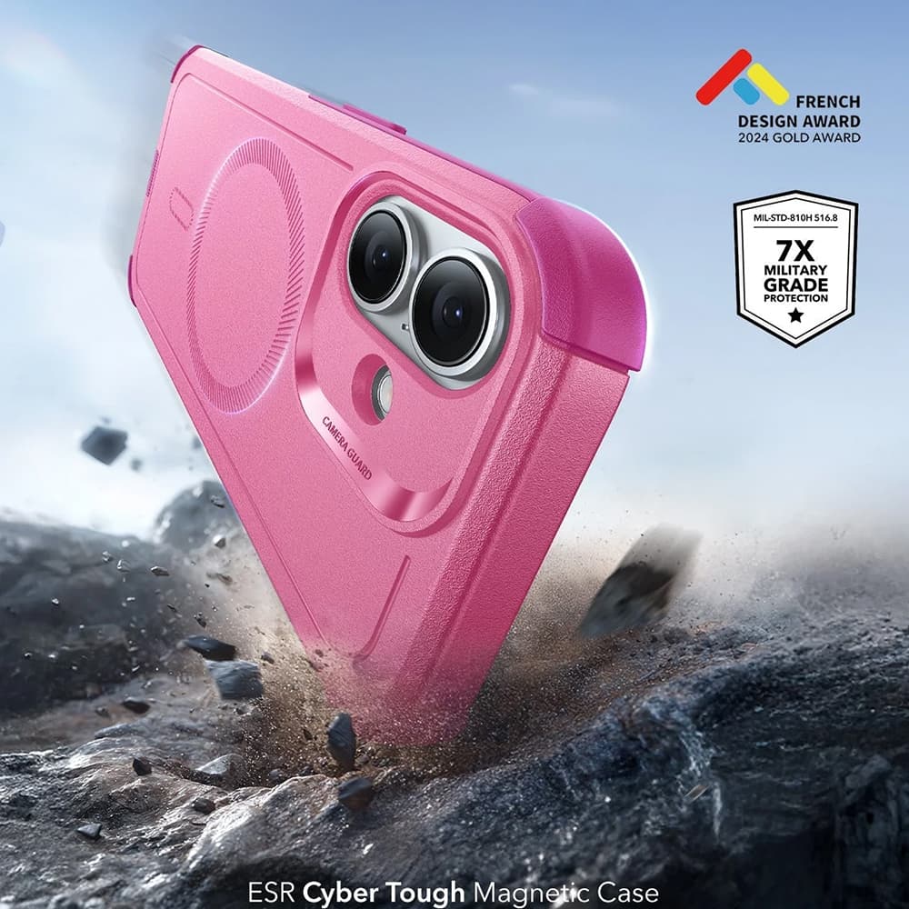 ESR Cyber Halolock pro iPhone 17 růžová - náhled 4