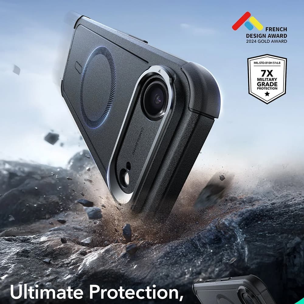 ESR Cyber Armor Kickstand pro iPhone 17 Air černý - náhled 4