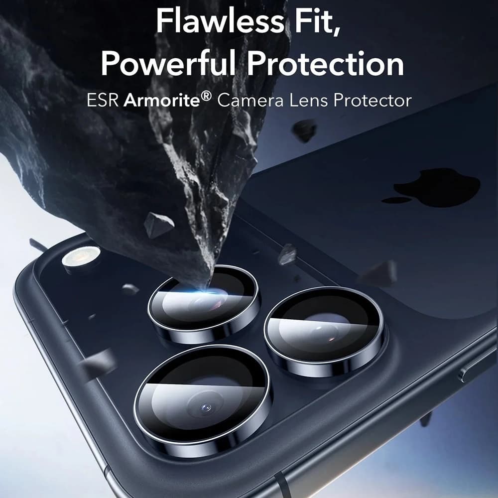 ESR - chrániče objektivu fotoaparátu Armorite - iPhone 14 Pro/Pro Max/15 Pro/Pro Max/16 Pro/Pro Max/17 Pro/Pro Max - modrá - náhled 4