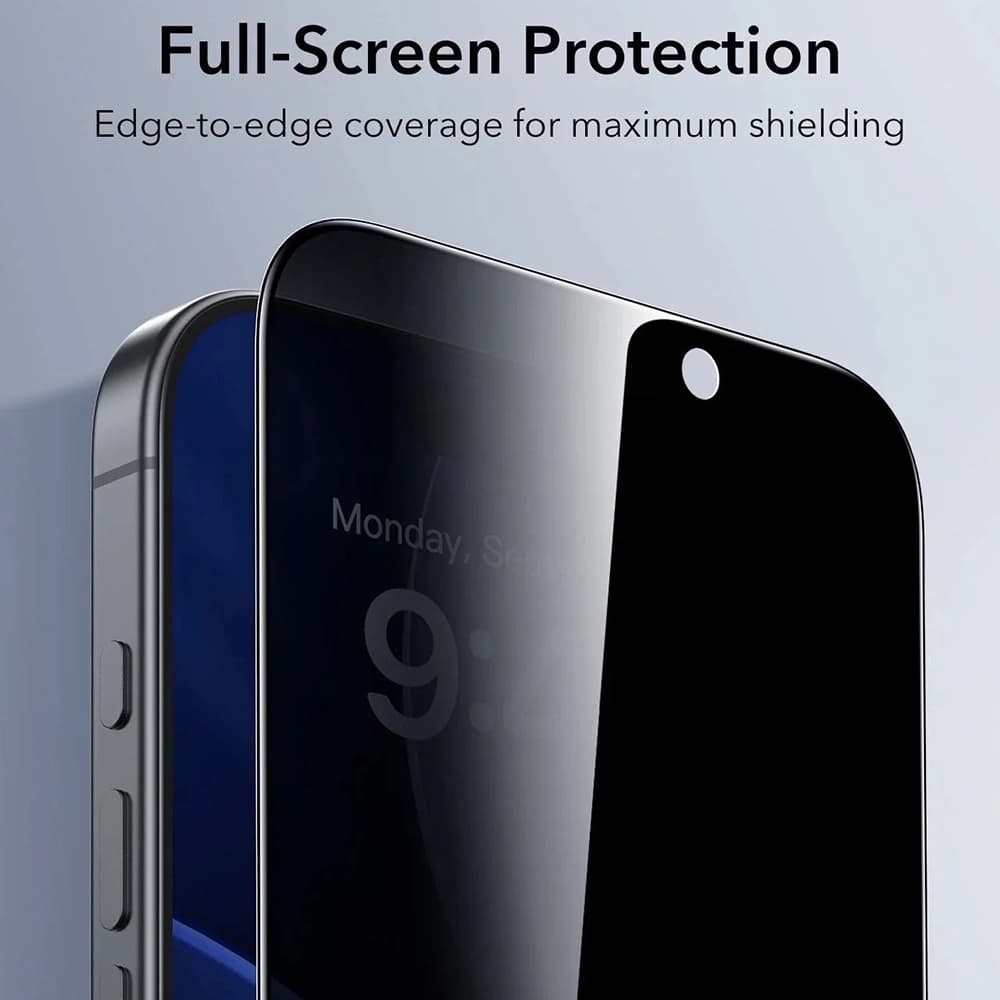 ESR Privacy tvrzené sklo UltraFit (3 kusy) iPhone 17 Pro Max černá - náhled 4