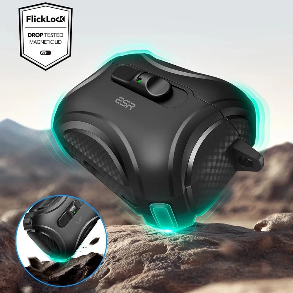 ESR Cyber FlickLock HaloLock pro Apple AirPods Pro 3 černý - náhled 4
