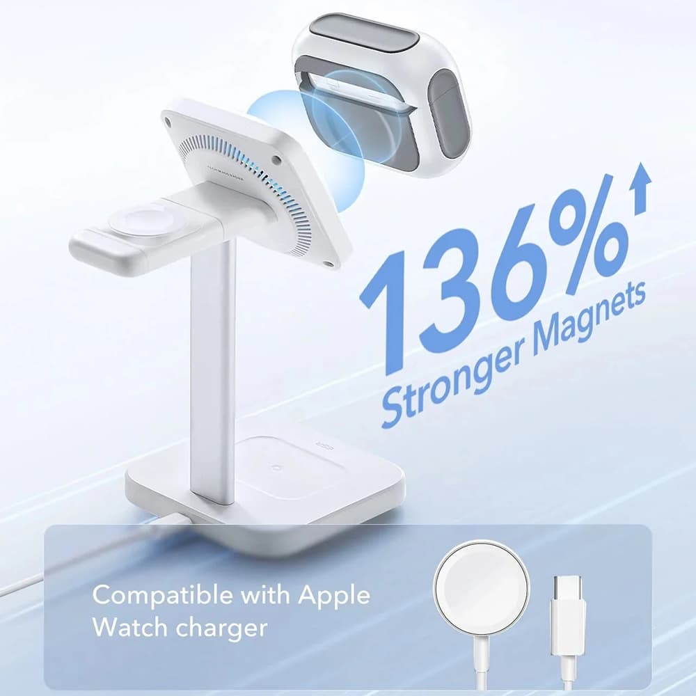 ESR Orbit Hybrid HaloLock pro Apple AirPods Pro 3 bílé - náhled 4