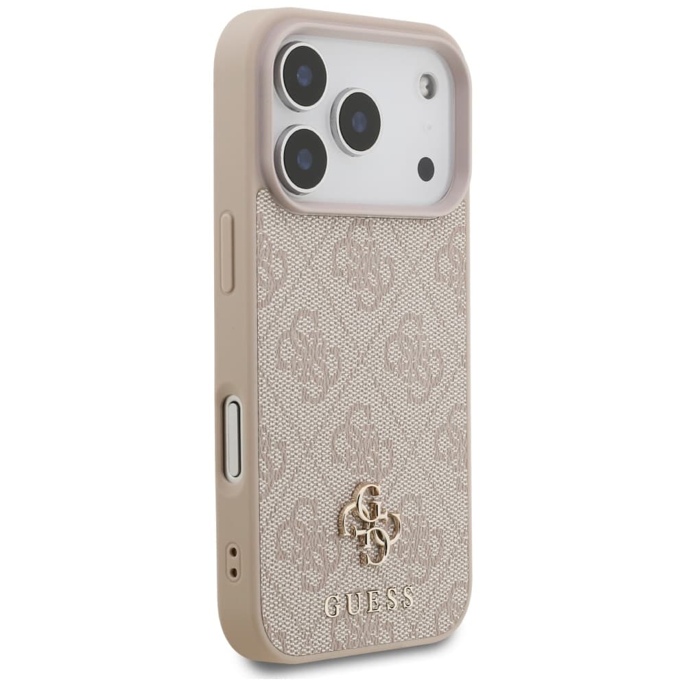 Guess – 4G malé a klasické logo MagSafe (GUHMP17LP4SM4MP) – iPhone 17 Pro – růžové - náhled 4