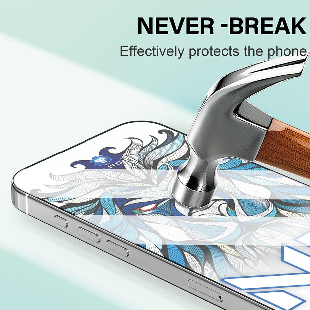 Ochranné sklo na displej Lito iPhone 17 Air černé - náhled 4