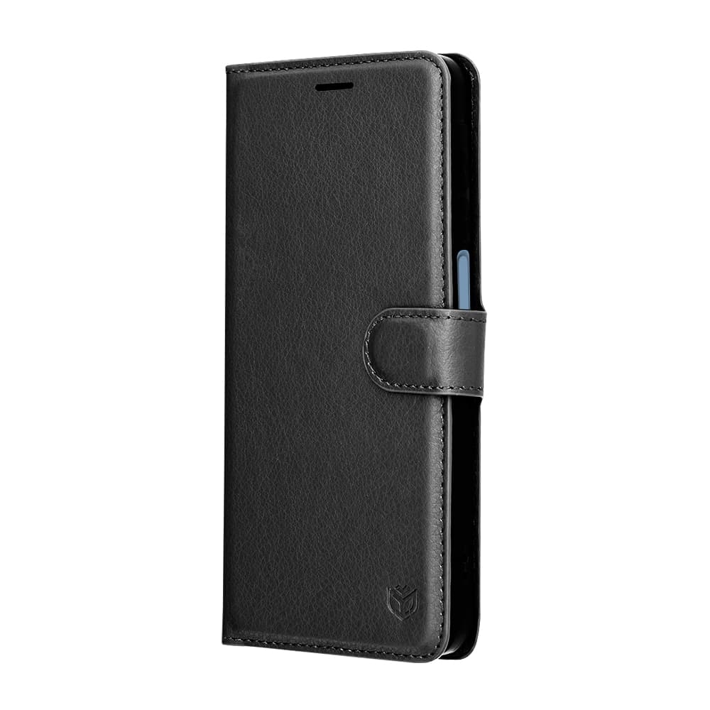 Kožené pouzdro Techsuit Samsung Galaxy A07 4G černé - náhled 4