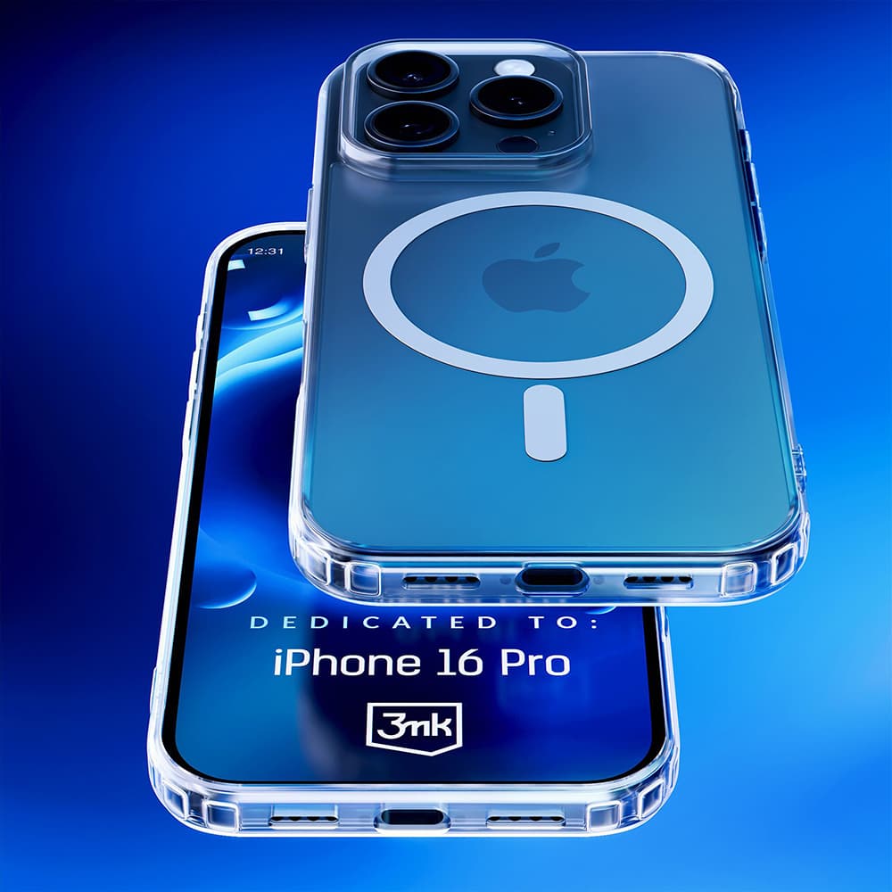 3mk MagCase pro iPhone 16 Pro průhledný - náhled 4