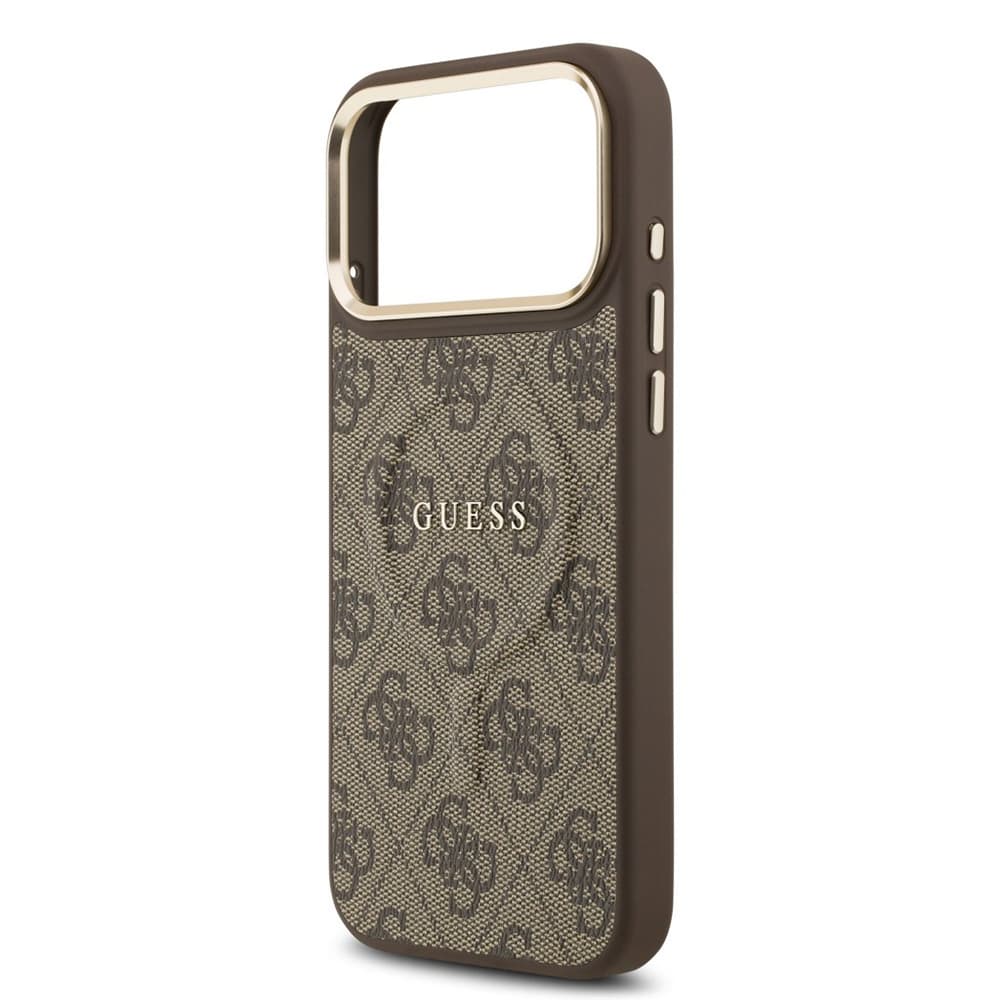 Guess Hardcase 4G Classic MagSafe iPhone 17 Pro Max hnědý - náhled 4