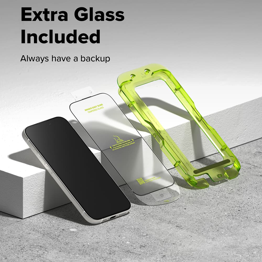 Ringke Easy Slide tvrzené sklo (2 kusy) iPhone 17 Pro Max čiré - náhled 4