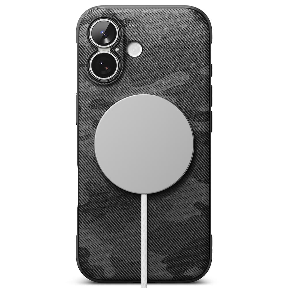 Kryt Ringke Onyx MagSafe pro iPhone 17 maskáčově černý - náhled 4