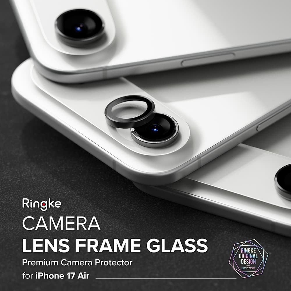 Ringke Camera Lens Frame Glass iPhone 17 Air černá - náhled 4
