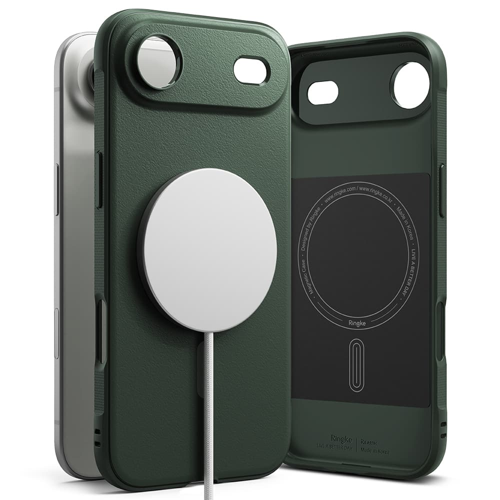 Ringke Onyx MagSafe pro iPhone 17 Air tmavě zelený - náhled 4
