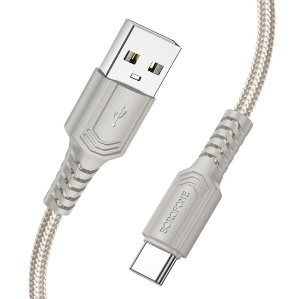 Borofone datový kabel BX116 USB na Type-C rychlé nabíjení 1m černý - náhled 4