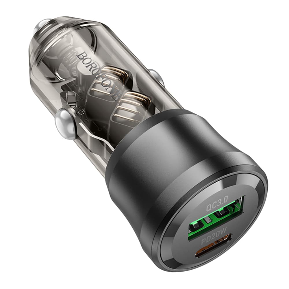 Borofone Journey BZ25 autonabíječka USB-C rychlé nabíjení 38W - náhled 4