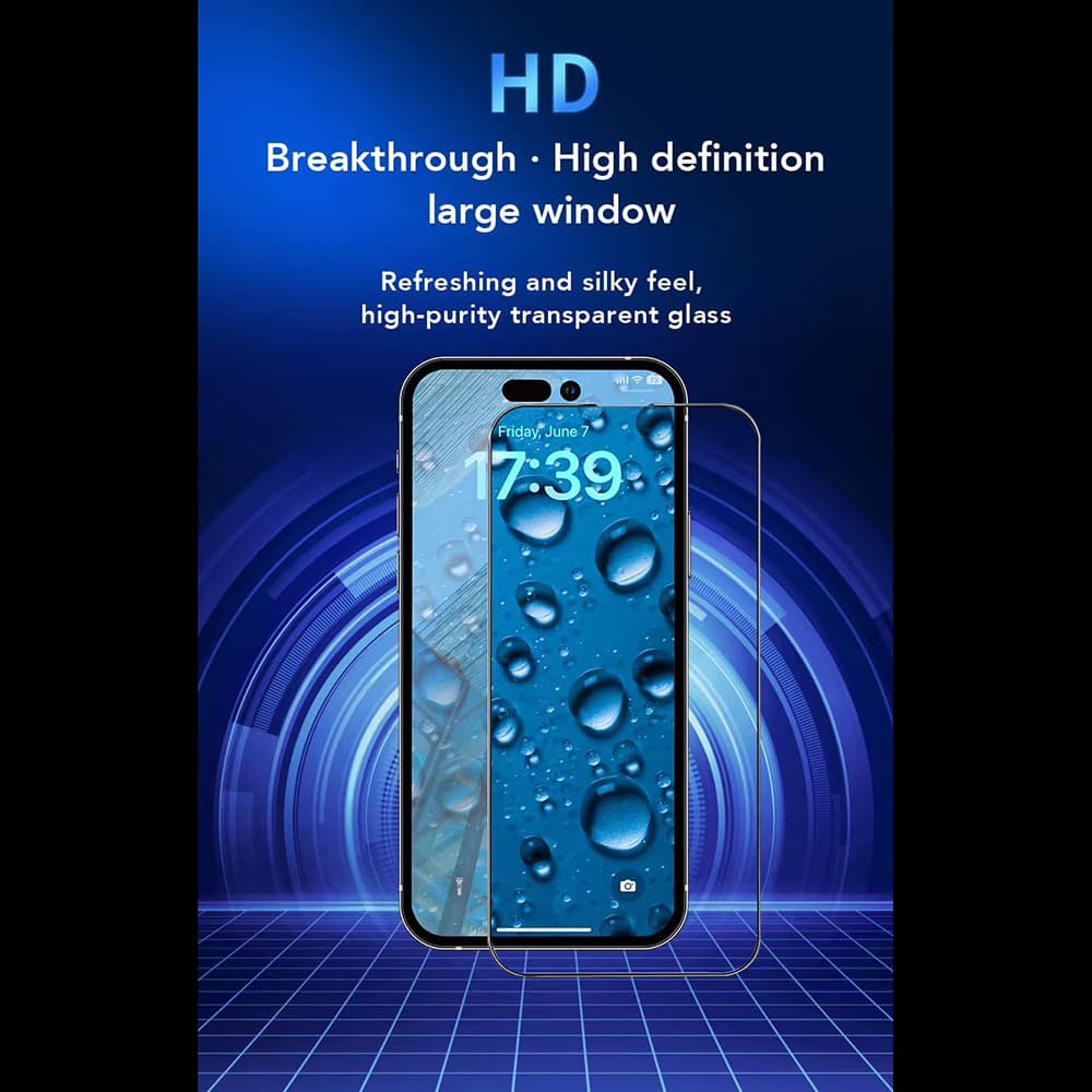 Ochranné sklo ANANK 2.5D pro iPhone 17 Air černé - náhled 4