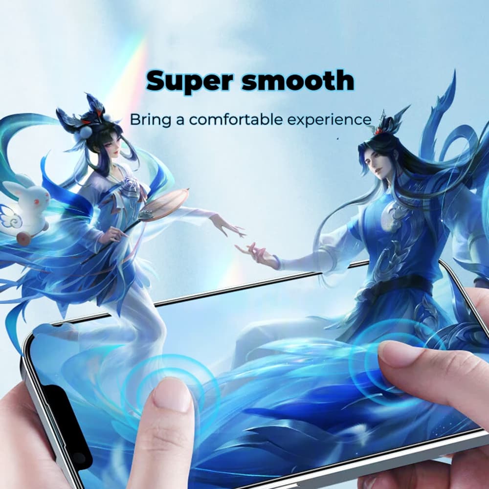 Ochranné sklo ANANK 2.5D 5X proti otiskům prstů iPhone 17 Air černé - náhled 4