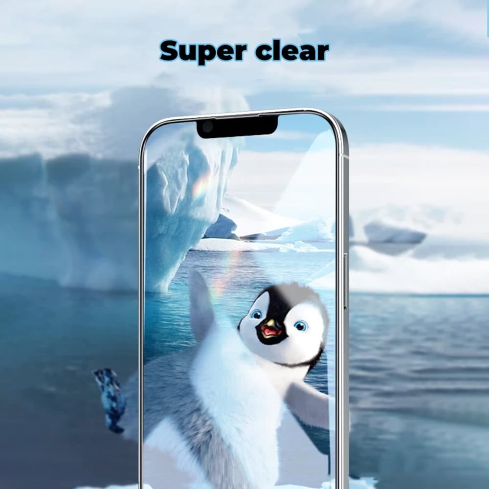 ANANK 2.5D 5X Zesílený Antifingerprint Ochranné sklo iPhone 17 Pro Černá - náhled 4