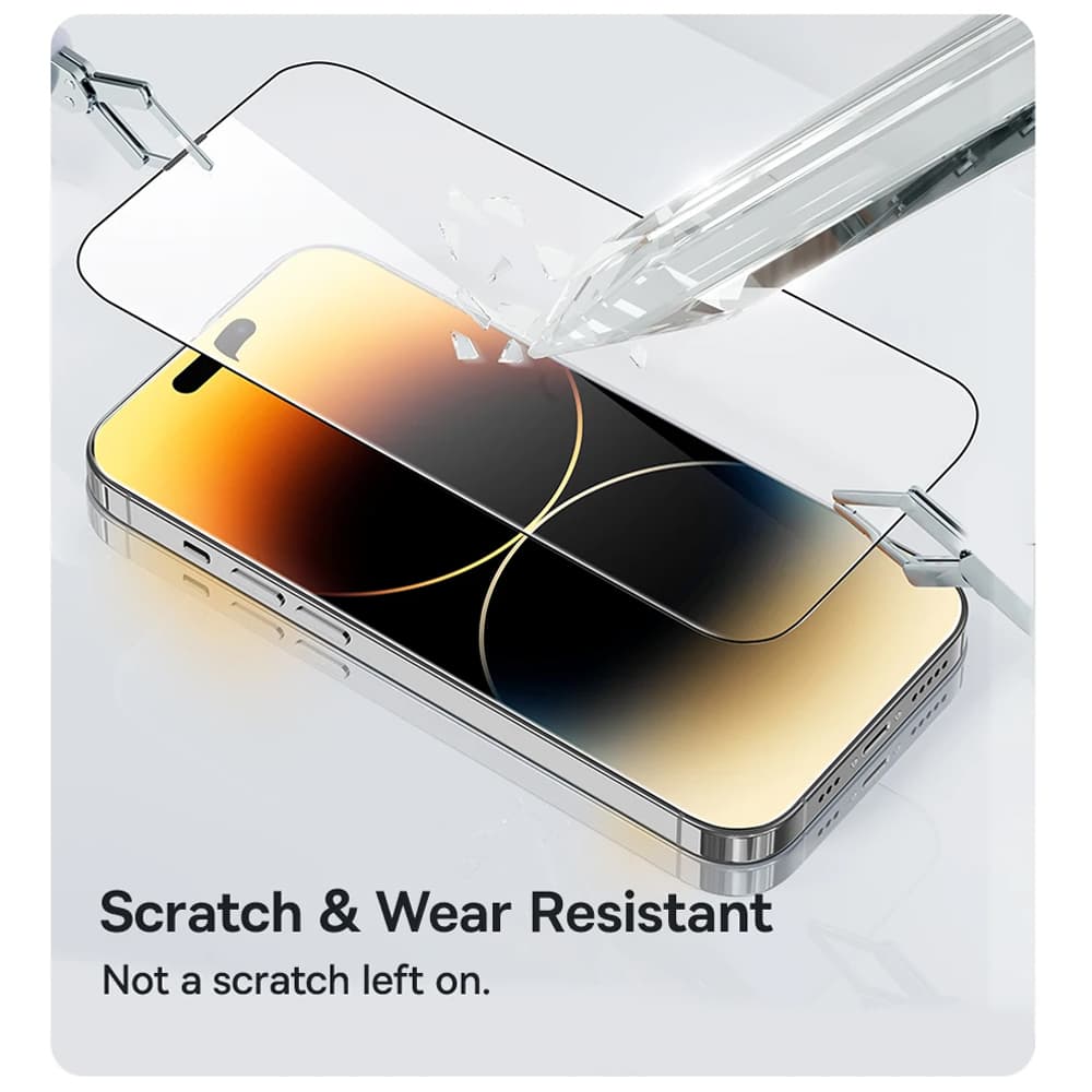 Ochranné sklo ANANK 2.5D 5X Reinforced iPhone 17 černé - náhled 4