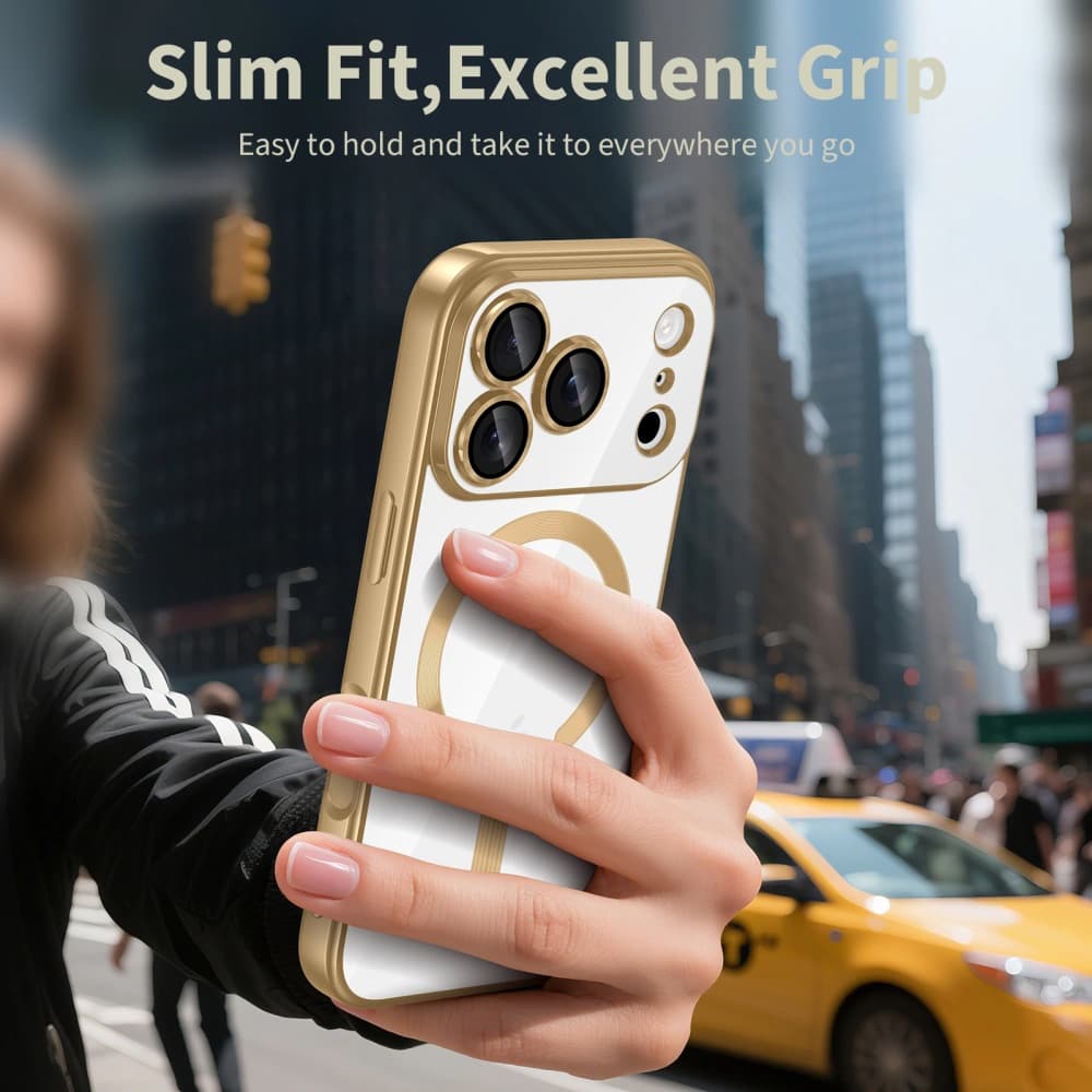 Techsuit Luxury Crystal MagSafe pro iPhone 17 Pro světle zelená - náhled 4