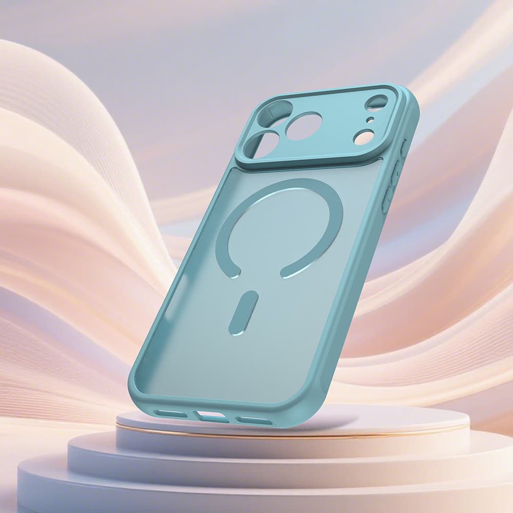 Techsuit HaloFrost II MagSafe pro iPhone 17 Pro Max mátově zelená - náhled 4
