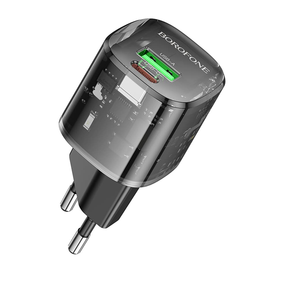 Borofone síťová nabíječka Sunlight BN17 USB-C USB-A PD20W QC30 - náhled 4