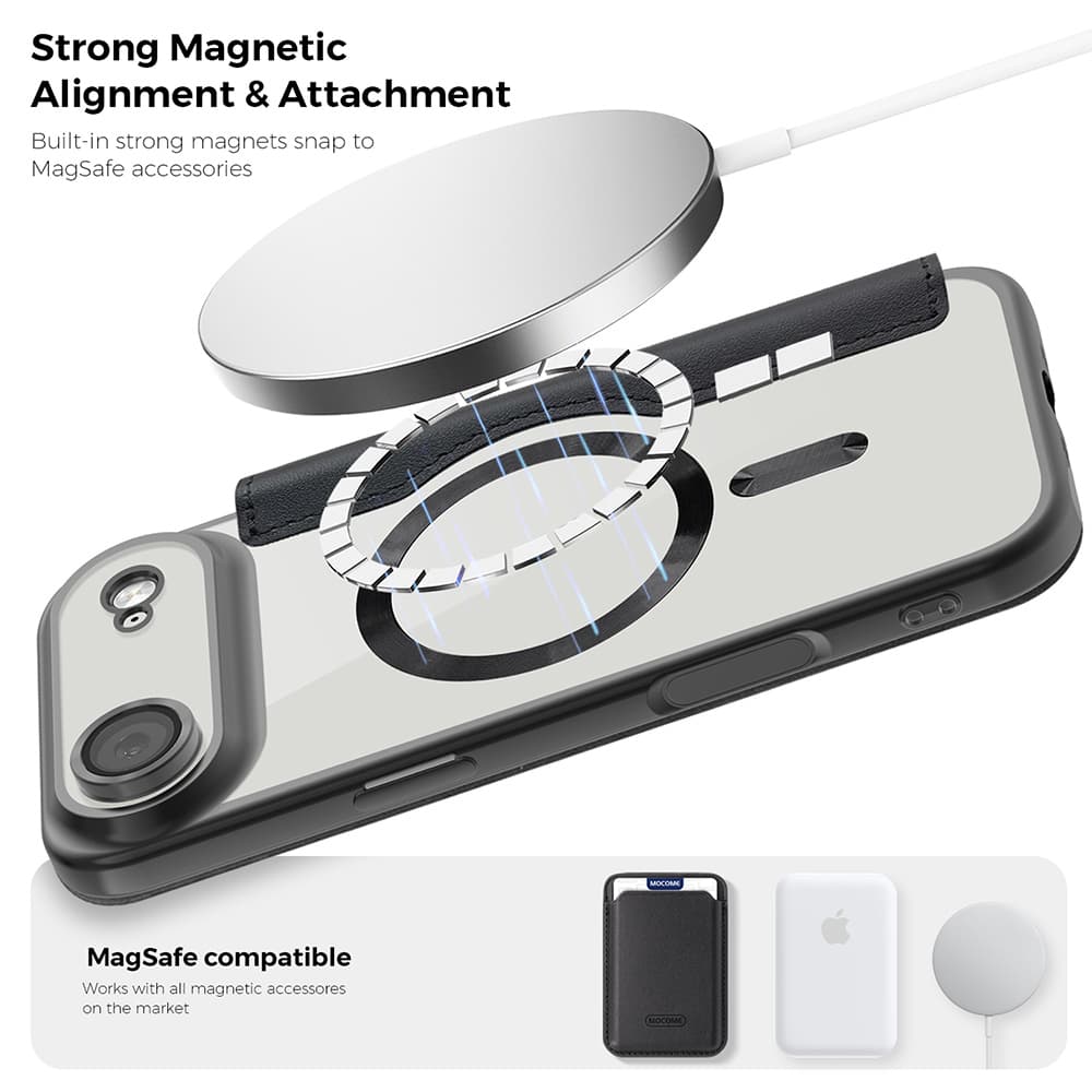 Techsuit SmartMag pouzdro na knihu iPhone 17 Air modré - náhled 4