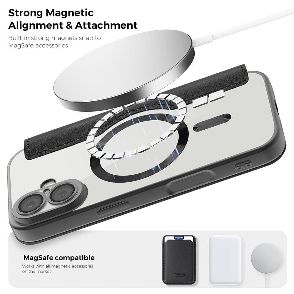 Pouzdro na knihu Techsuit SmartMag iPhone 17 Pro Max modré - náhled 4