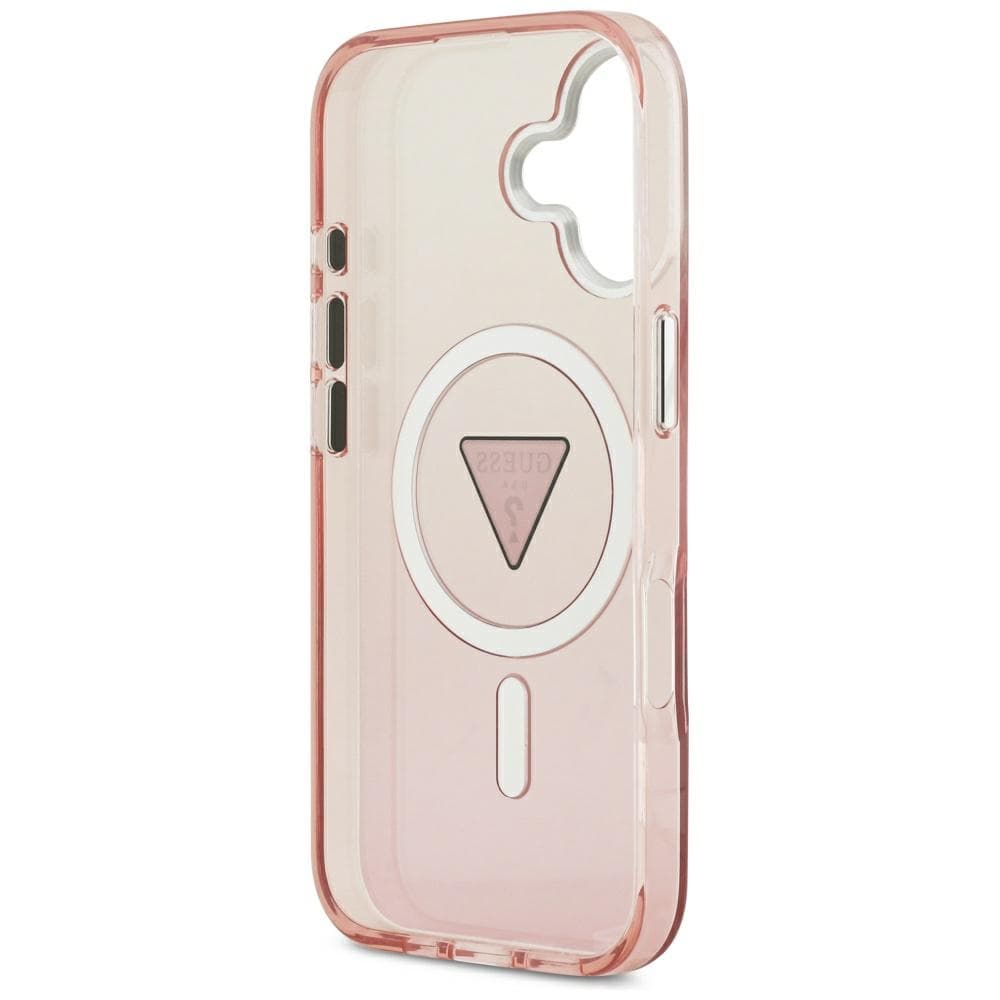 Guess IML Gradient Triangle Logo MagSafe iPhone 17 růžová - náhled 4