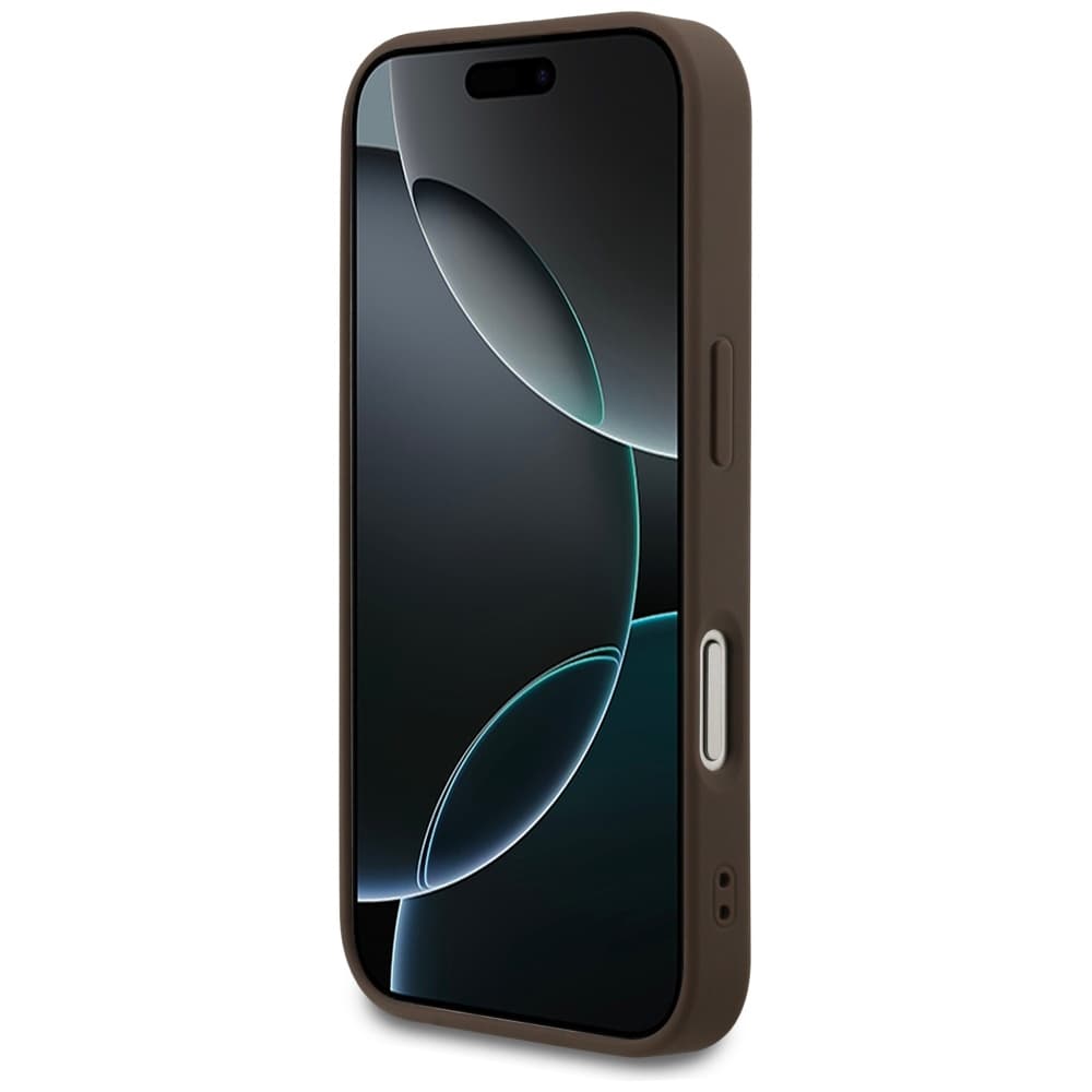 Guess Hardcase 4G Classic GUHCP17LG4GFBR pro iPhone 17 Pro hnědý - náhled 4