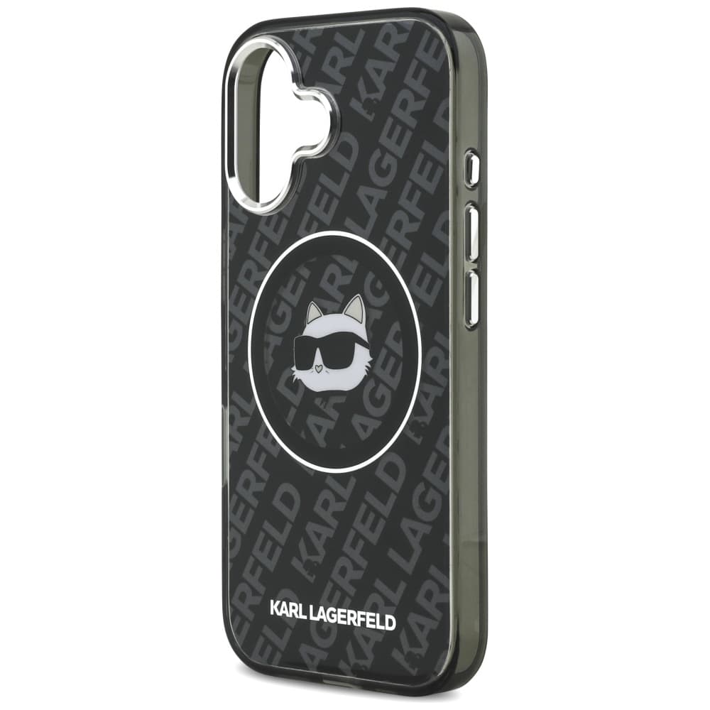 Karl Lagerfeld IML MagSafe iPhone 17 Černá Choupette's Head - náhled 4