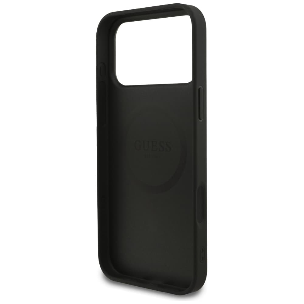 Guess 4G Ring Classic Logo MagSafe iPhone 17 Pro Max černý - náhled 4