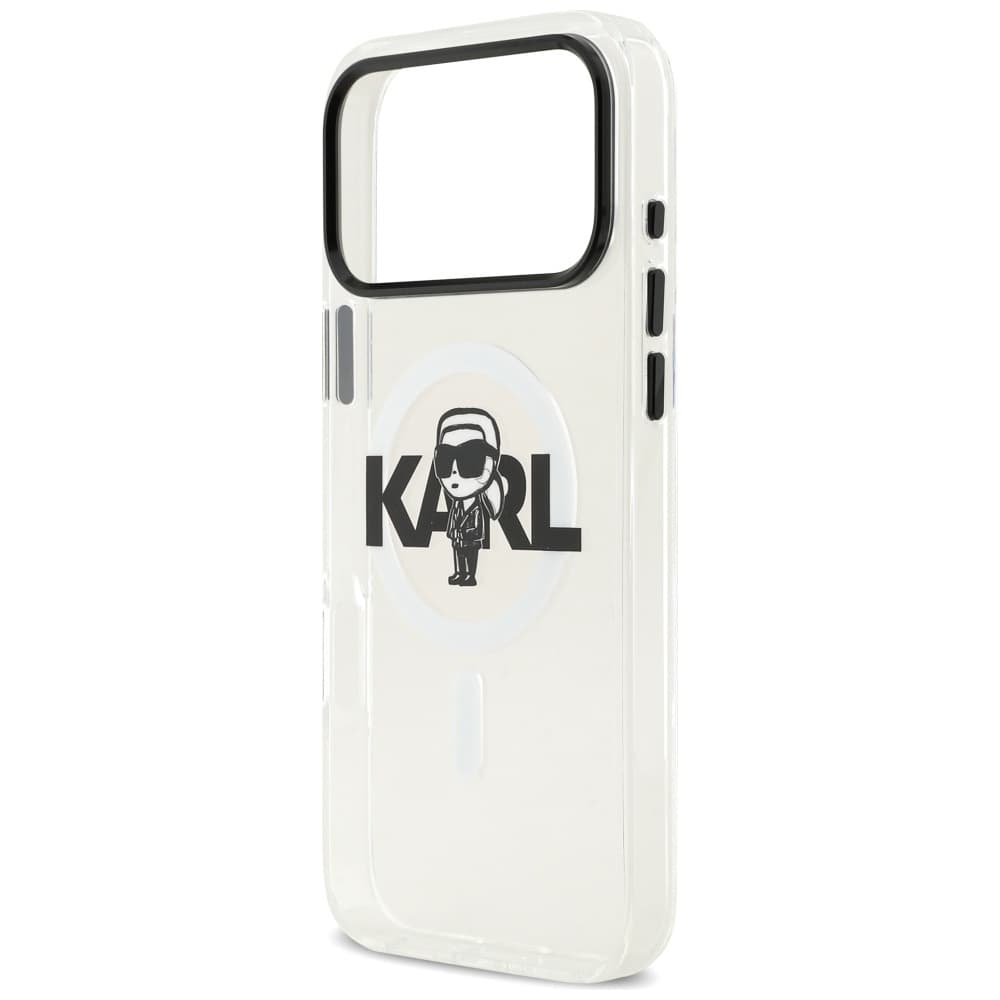 Karl Lagerfeld IML MagSafe Sketch Logo iPhone 17 Pro Max průhledný Karl - náhled 4