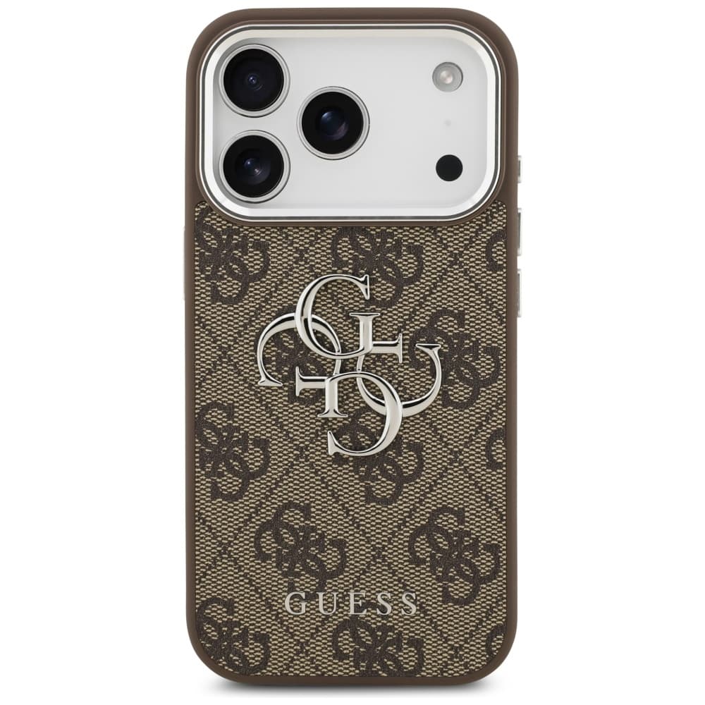 Guess Hardcase Big 4G Logo Classic Logo iPhone 17 Pro hnědý - náhled 4