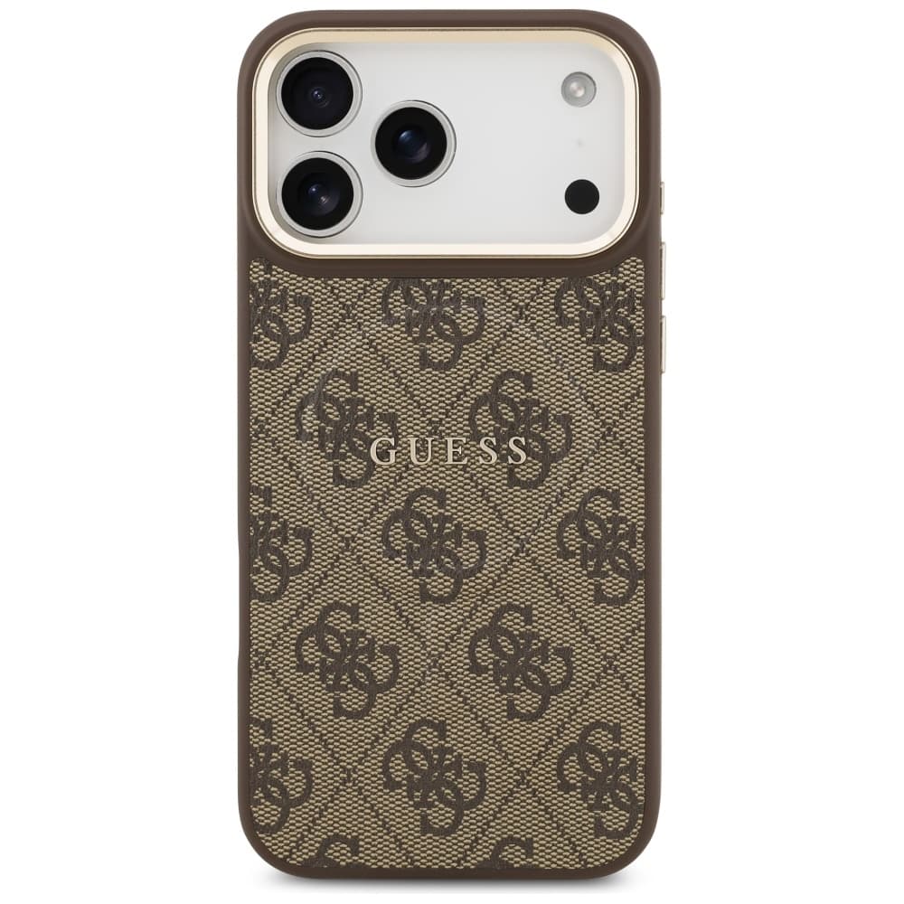 Guess Hardcase 4G Classic MagSafe iPhone 17 Pro Hnědý - náhled 4