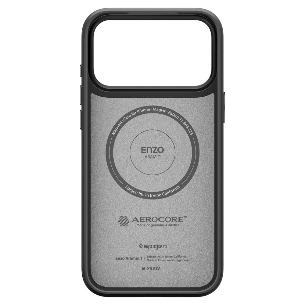 Spigen Enzo Aramid "T" MagSafe pro iPhone 17 Pro černý - náhled 4
