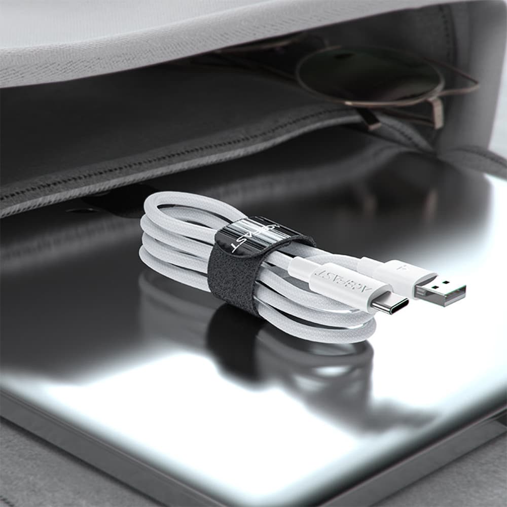 Acefast Datový kabel USB na Type-C Rychlonabíjecí 3A Odolný 1.2m Bílý - náhled 4