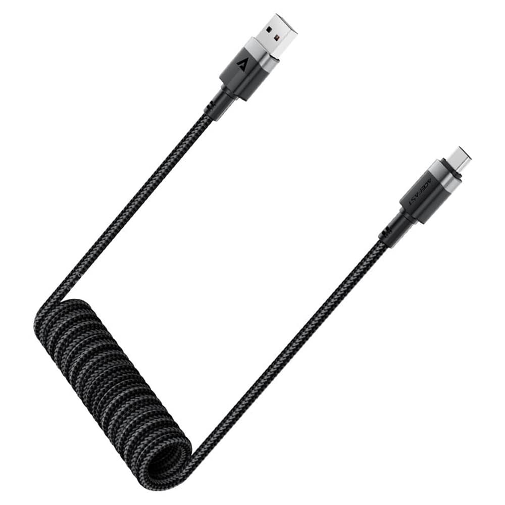 Acefast Data Cable C14-04 rychlonabíjecí USB na Type-C černý 1.2m - náhled 4