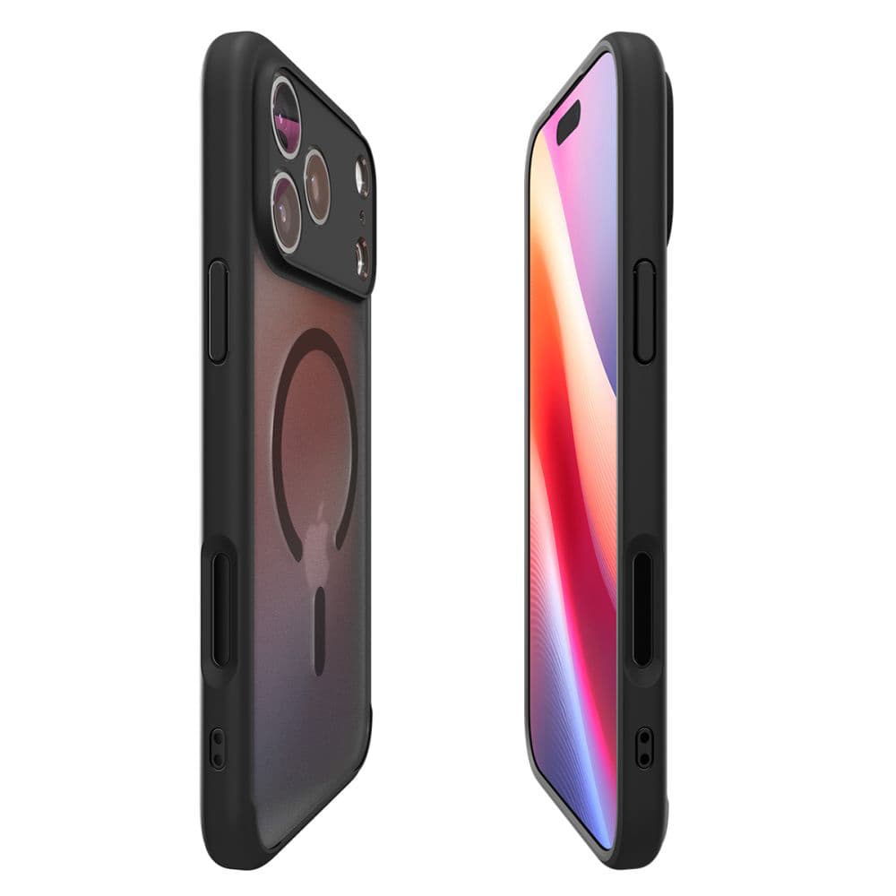 Spigen Ultra Hybrid MagSafe pro iPhone 17 Pro Max v černé mrazivé barvě - náhled 4