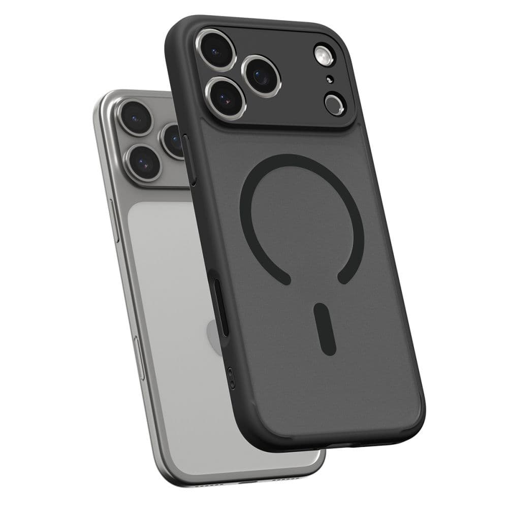 Spigen Ultra Hybrid MagSafe pro iPhone 17 Pro v černé barvě Frost - náhled 4